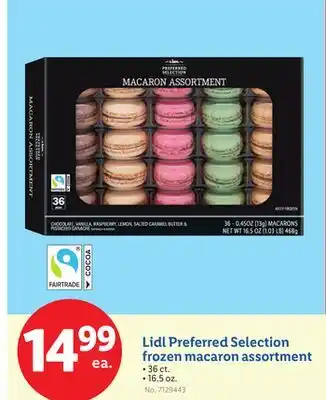 Lidl Lidl Preferred Selection frozen macaron assortment offer