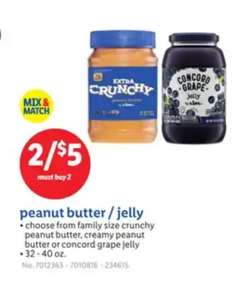 Lidl peanut butter/jelly offer