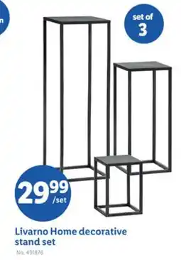 Lidl Livarno Home decorative stand set offer