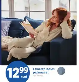 Lidl Esmara ladies' pajama set offer