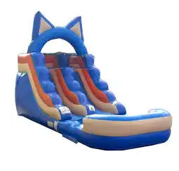 Walmart Pogo Bounce House Crossover Kids Inflatable Water Slide, Super Sonic with Blower, 12 ft offer