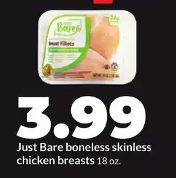 Hy-Vee Just Bare boneless skinless chicken breasts offer