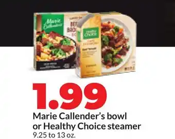 Hy-Vee Marie Callender's bowl or Healthy Choice steamer offer