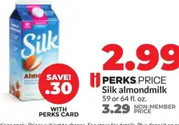 Hy-Vee Silk almondmilk offer