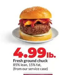 Hy-Vee Fresh ground chuck offer