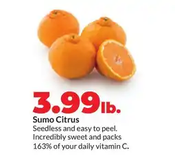 Hy-Vee Sumo Citrus offer