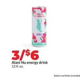 Hy-Vee Alani Nu energy drink offer