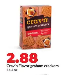 Hy-Vee Crav'n Flavor graham crackers offer