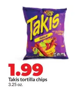 Hy-Vee Takis tortilla chips offer