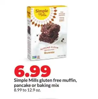 Hy-Vee Simple Mills gluten free muffin, pancake or baking mix offer