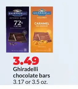 Hy-Vee Ghiradelli chocolate bars offer