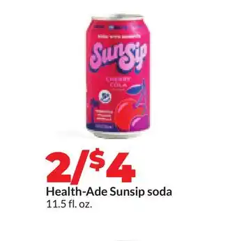 Hy-Vee Health-Ade Sunsip soda offer