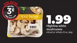 Hy-Vee Highline white mushrooms offer