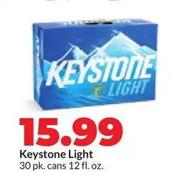 Hy-Vee Keystone Light offer