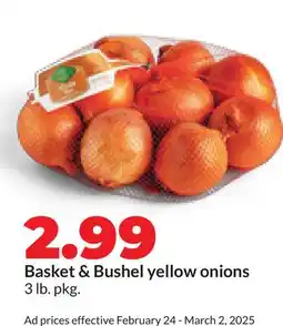 Hy-Vee Basket & Bushel yellow onions offer