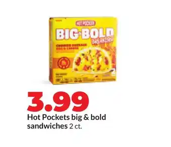 Hy-Vee Hot Pockets big & bold sandwiches offer