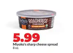 Hy-Vee Miyoko's sharp cheese spread offer