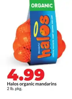 Hy-Vee Halos organic mandarins offer