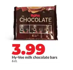 Hy-Vee Hy-Vee milk chocolate bars offer