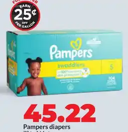 Hy-Vee Pampers diapers offer