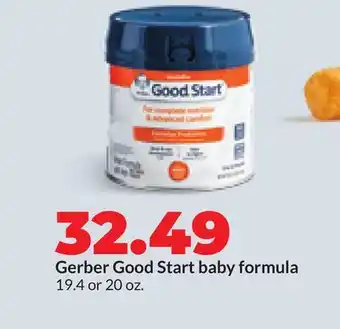 Hy-Vee Gerber Good Start baby formula offer