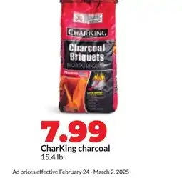 Hy-Vee CharKing charcoal offer