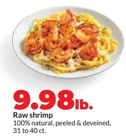 Hy-Vee Raw shrimp offer