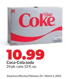 Hy-Vee Coca-Cola soda offer