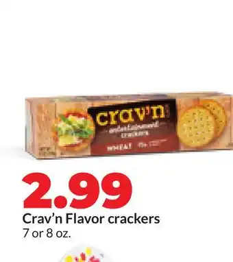 Hy-Vee Crav'n Flavor crackers offer