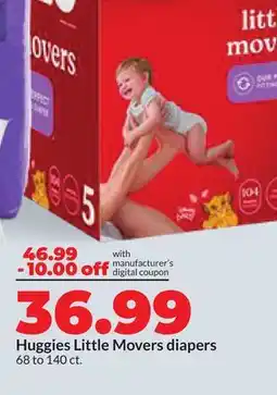 Hy-Vee Huggies Little Movers diapers offer