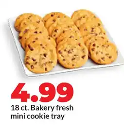 Hy-Vee 18 ct. Bakery fresh mini cookie tray offer