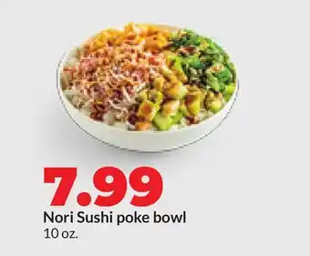 Hy-Vee Nori Sushi poke bowl offer