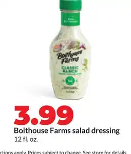 Hy-Vee Bolthouse Farms salad dressing offer