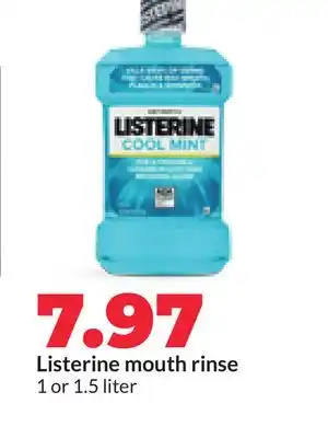 Hy-Vee Listerine mouth rinse offer