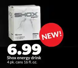 Hy-Vee Shox energy drink offer