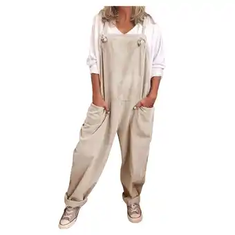 Walmart Giftesty Casual Loose Dungarees Romper Overalls (Women’s Plus Size) offer