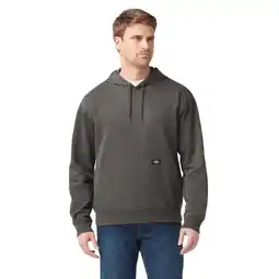 Walmart Dickies Men's Midweight Fleece Hoodie, Dark Heather Gray, L Regular offer