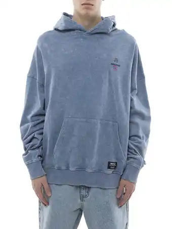 Walmart Men’s WeSC Dropped Shoulder Hoodie Enzyme Skater Glitch, SX-2XL offer