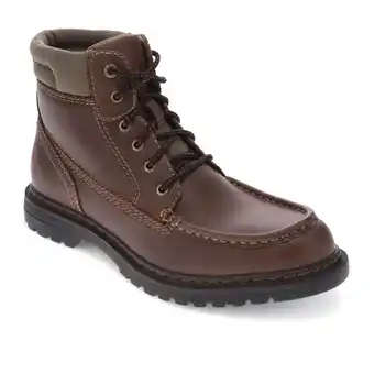 Walmart Dockers Mens Rockford Rugged Casual Classic Moc Toe Boot offer