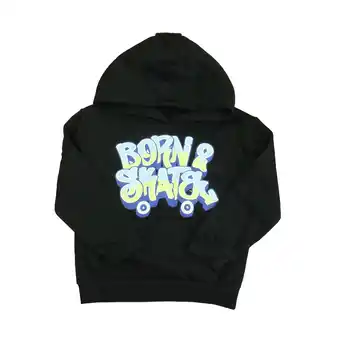 Walmart Pre-Owned Primark Boys Black Born to Skate Hoodie size: 3-4T (Good) offer