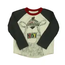 Walmart Pre-Owned Gymboree Boys Gray | Ivory Bear Long Sleeve T-Shirt size: 2T (Good) offer