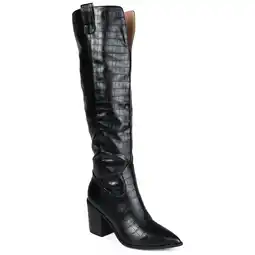 Walmart Journee Womens Therese Tru Comfort Foam Stacked Heel Knee High Boots offer