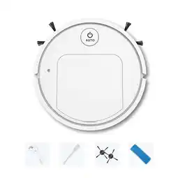 Walmart Robot Vacuum Cleaner, Mopping System Strong Suction Super-Thin Hard Floor Carpet offer