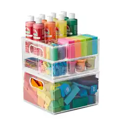 Walmart The Home Edit 8 Piece Multipurpose Edit, Plastic Storage Organizing System, Clear offer