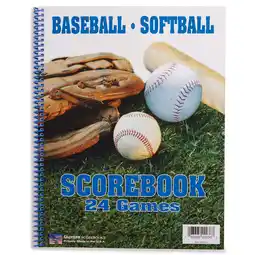 Walmart BSN SPORTS Oversized Baseball & Softball Scorebook (24 Games) offer