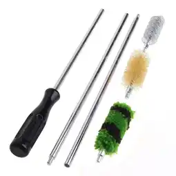 Walmart 6Pcs Rod Brush Cleaning Kit Aluminum For 12 GA Gauge Gun Hunting Shotgun Rifle offer