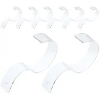 Walmart Parvistic 8pcs Shop Belt Display Stands Belt Storage Racks Acrylic Belt Holder Belt Brackets offer