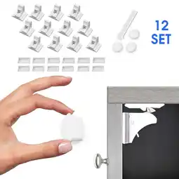 Walmart Sanmadrola Baby Proofing Magnetic Cabinet Locks (12 Locks and 2 Keys) offer