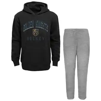 Walmart Toddler Black/Heather Gray Vegas Golden Knights Play by Play Pullover Hoodie & Pants Set offer