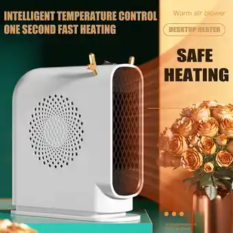 Walmart quanjun Todays Daily Deals Portable Space Heater with thermostat, Space Heater, Safe and Quiet offer